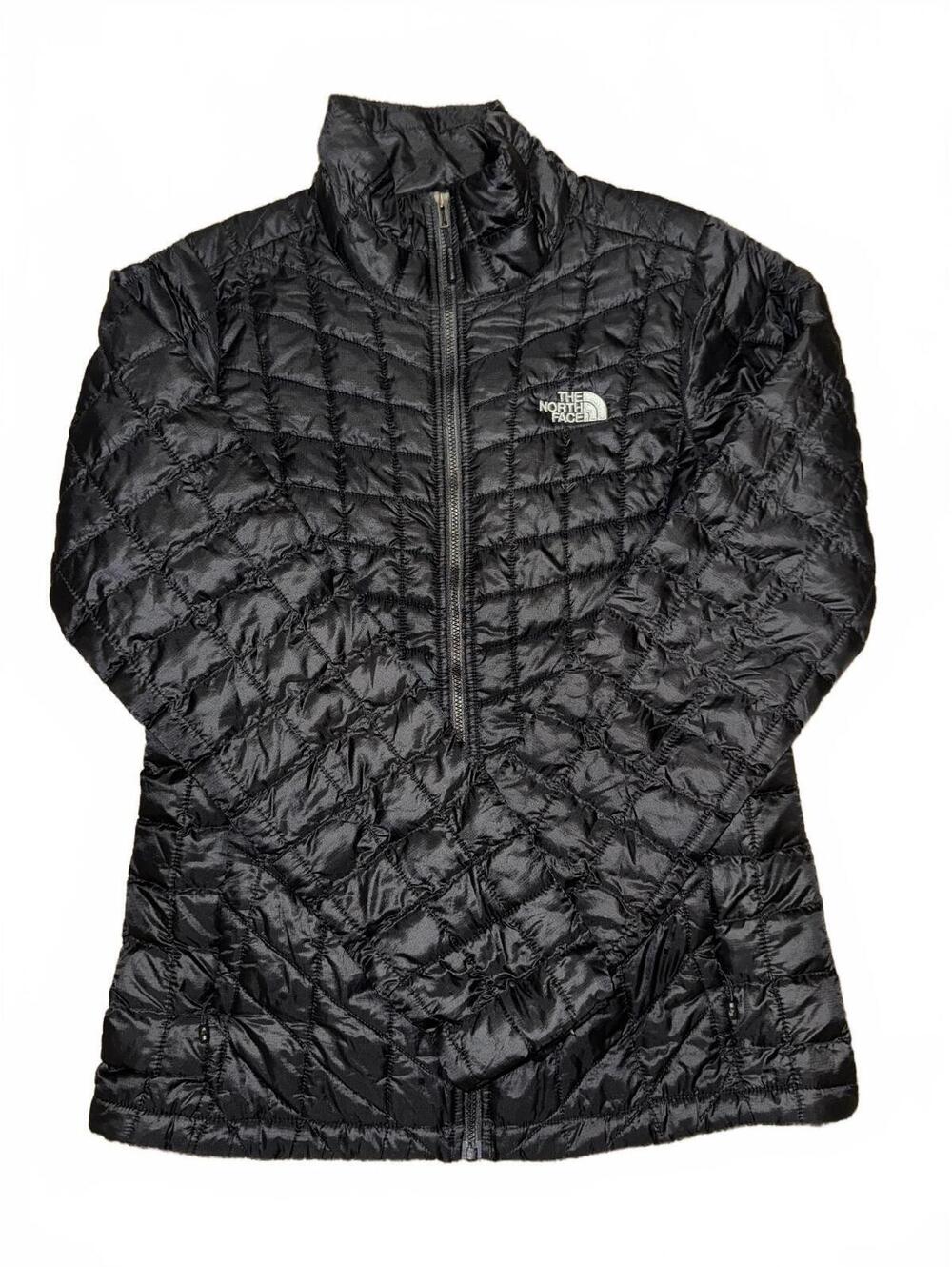 Women's The North Face Black Quilted Insulated Lightweight Jacket Size Small